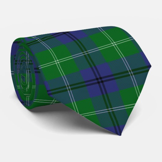 Scottish Clan Oliphant Tartan Pset Stropdas (Opgerold)