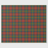 Scottish Clan Oliver Red Tartan Pset Cadeaupapier (Vlak)