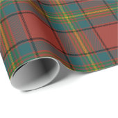 Scottish Clan Oliver Red Tartan Pset Cadeaupapier (Rol Hoek)