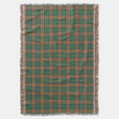 Scottish Clan Pollock Tartan Deken (Voorkant Verticaal)