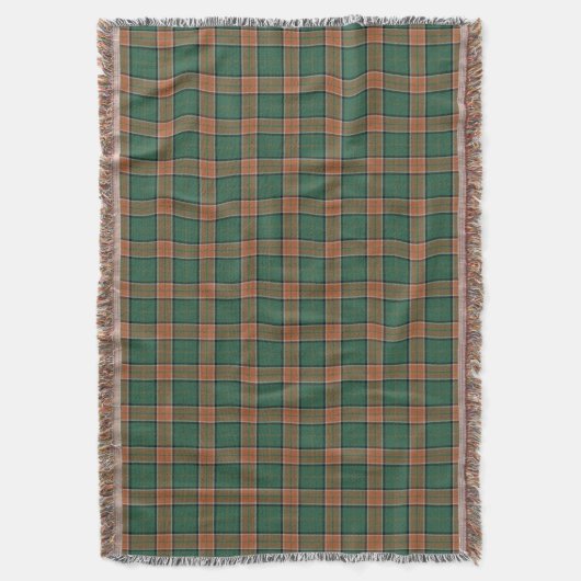 Scottish Clan Pollock Tartan Deken (Voorkant Verticaal)