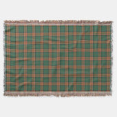 Scottish Clan Pollock Tartan Deken (Voorkant)