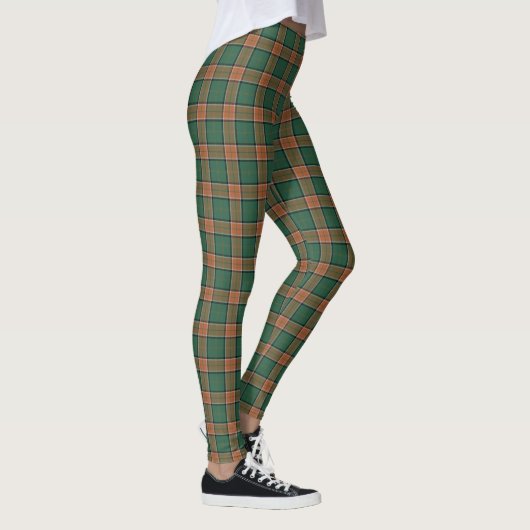 Scottish Clan Pollock Tartan Leggings (Rechts)
