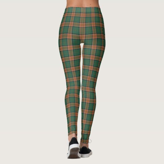 Scottish Clan Pollock Tartan Leggings (Achterkant)