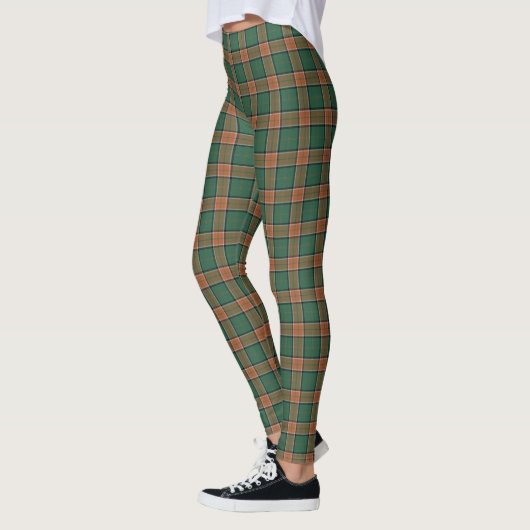 Scottish Clan Pollock Tartan Leggings (Links)
