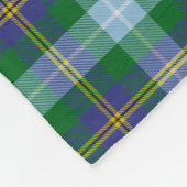 Scottish Clan Porteous Tartan Pset Fleece Deken (Hoek)