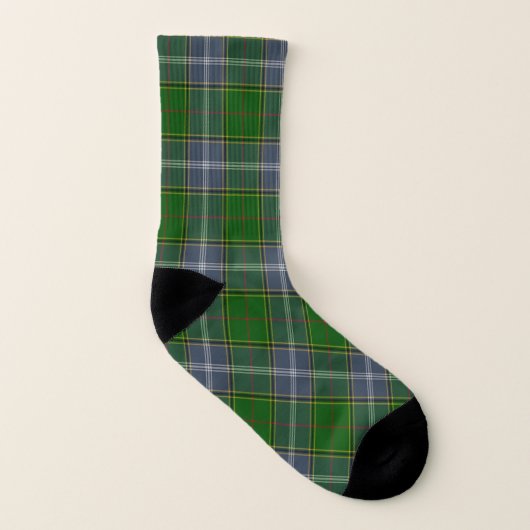 Scottish Clan Pringle Tartan Sokken (Links binnenkant)