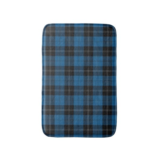 Scottish Clan Ramsay Ramsey Blue Hunting Tartan Badmat (Voorkant Verticaal)
