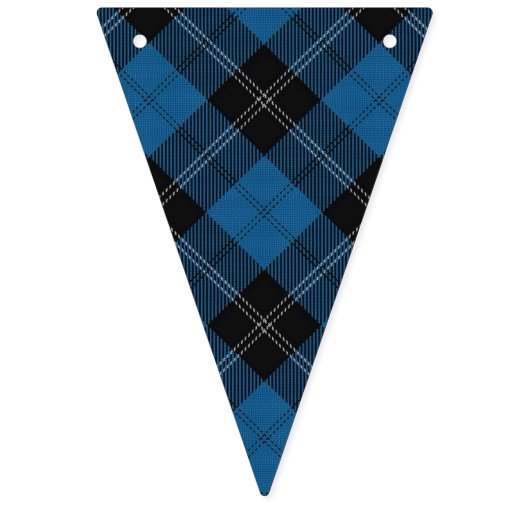 Scottish Clan Ramsay Ramsey Blue Hunting Tartan Vlaggetjes (Tweede vlag)
