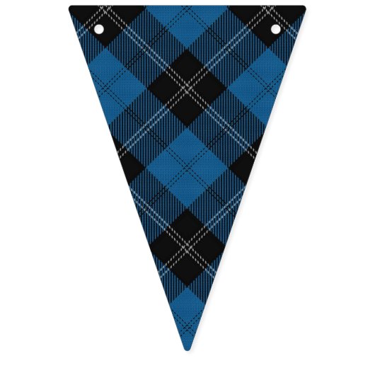 Scottish Clan Ramsay Ramsey Blue Hunting Tartan Vlaggetjes (Eerste vlag)