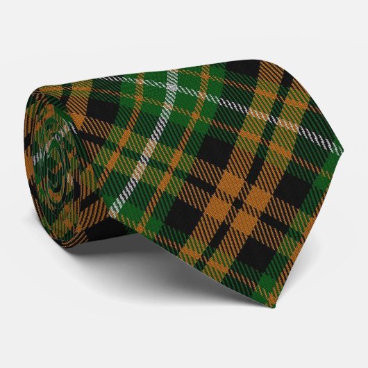 Scottish Clan Ramsay Ramsey Oranje Hunting Tartan Stropdas (Opgerold)