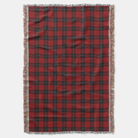 Scottish Clan Ramsay Tartan Deken (Voorkant Verticaal)