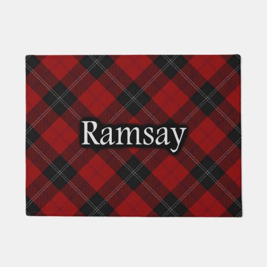 Scottish Clan Ramsay Tartan Deurmat (Voorkant)