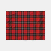 Scottish Clan Ramsay Tartan Pset Fleece Deken (Voorkant (Horizontaal))