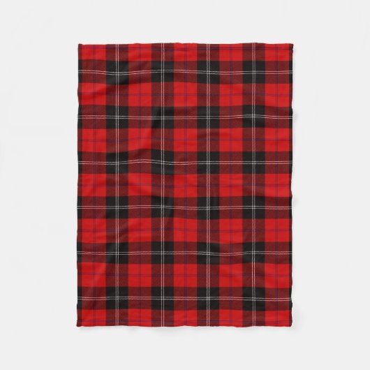 Scottish Clan Ramsay Tartan Pset Fleece Deken (Voorkant)