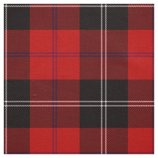 Scottish Clan Ramsay Tartan Pset Stof (Swatch)