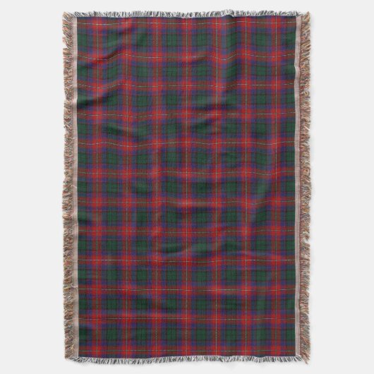 Scottish Clan Rattray Tartan Deken (Voorkant Verticaal)