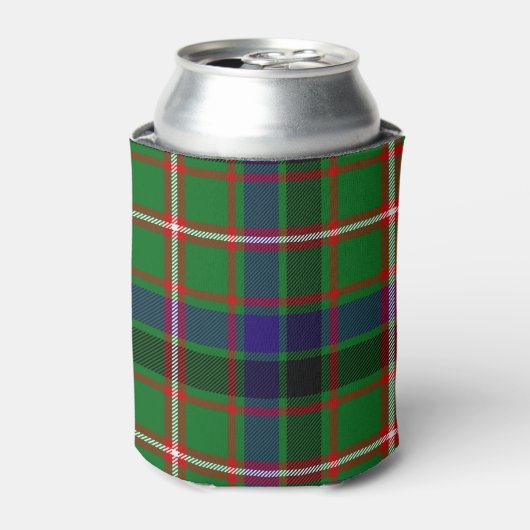 Scottish Clan Reid Tartan Pset Blikjeskoeler (Blikje Voorkant)