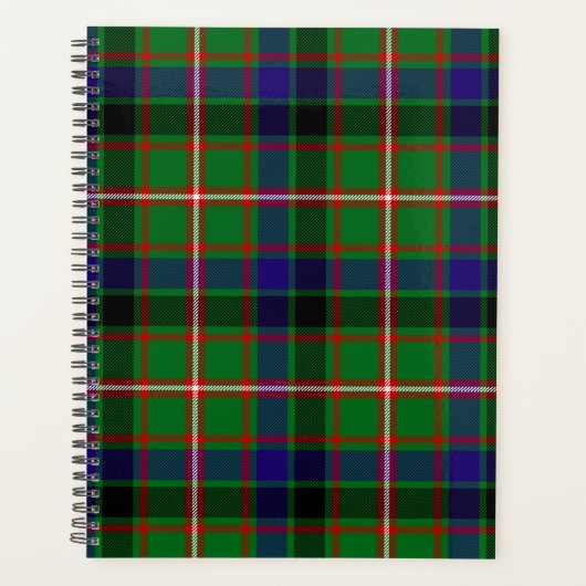 Scottish Clan Reid Tartan Pset Planner (Voorkant)
