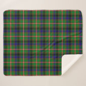 Scottish Clan Reid Tartan Pset Sherpa Deken (Voorkant (horizontaal))