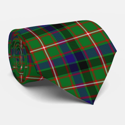 Scottish Clan Reid Tartan Pset Stropdas (Opgerold)