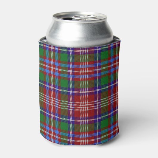 Scottish Clan Ritchie Tartan Pset Blikjeskoeler (Blikje Voorkant)