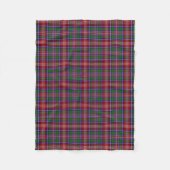 Scottish Clan Ritchie Tartan Pset Fleece Deken (Voorkant)