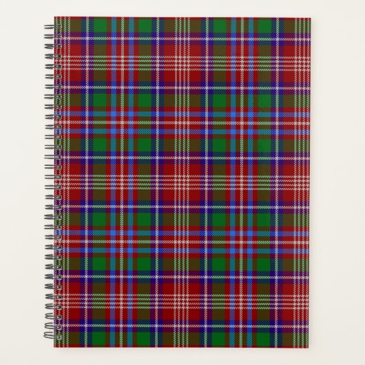 Scottish Clan Ritchie Tartan Pset Planner (Voorkant)