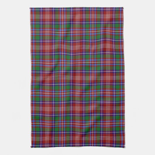 Scottish Clan Ritchie Tartan Pset Theedoek (Verticaal)