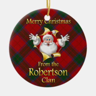 Scottish Clan Robertson Kerstornament Keramisch Ornament