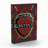 Scottish Clan Robertson Tartan Fotoblokken (Links)