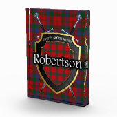 Scottish Clan Robertson Tartan Fotoblokken (Rechts)