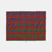 Scottish Clan Robertson Tartan Pset Fleece Deken (Voorkant (Horizontaal))