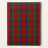 Scottish Clan Robertson Tartan Pset Planner (Achterkant)