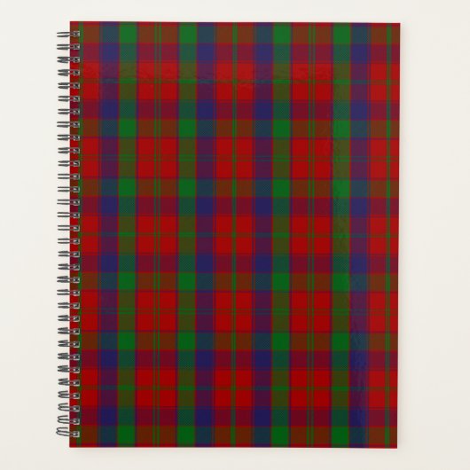 Scottish Clan Robertson Tartan Pset Planner (Voorkant)