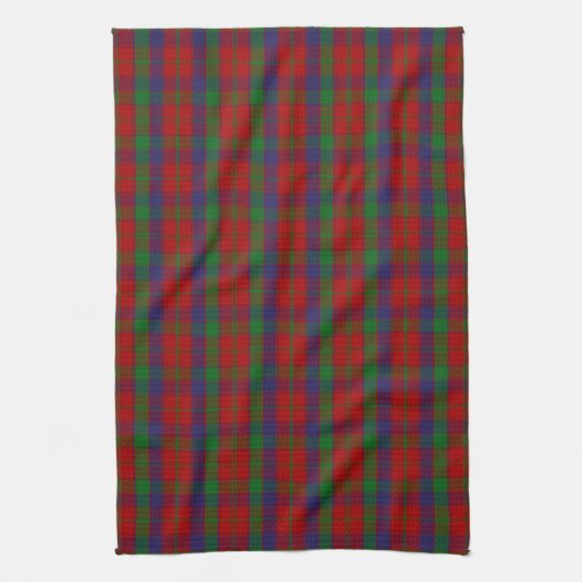 Scottish Clan Robertson Tartan Pset Theedoek (Verticaal)