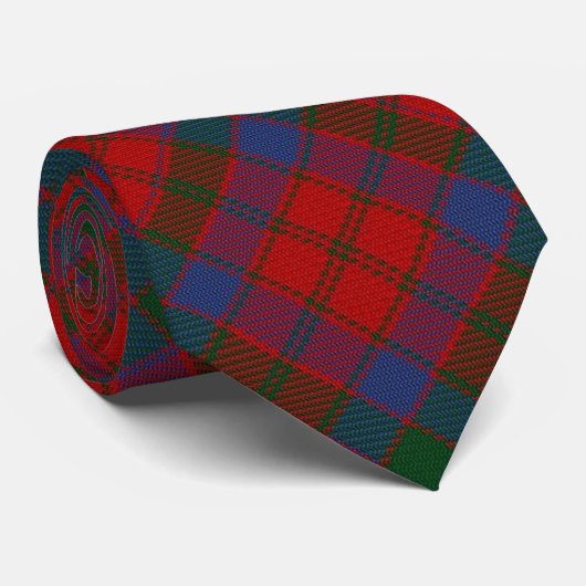 Scottish Clan Robertson Tartan Stropdas (Opgerold)