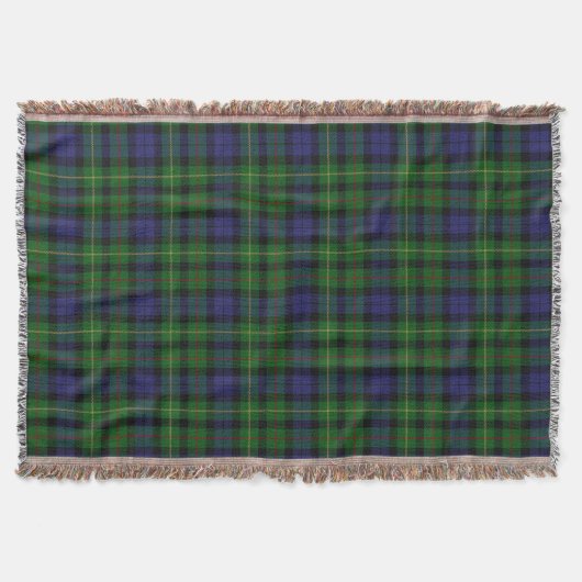 Scottish Clan Rollo Tartan Deken (Voorkant)