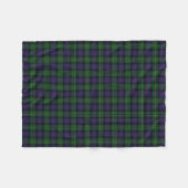Scottish Clan Roos Hunting Classic Tartan Fleece Deken (Voorkant (Horizontaal))