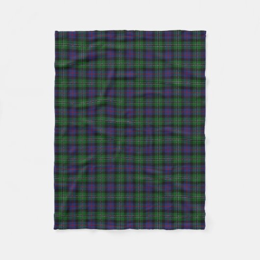 Scottish Clan Roos Hunting Classic Tartan Fleece Deken (Voorkant)