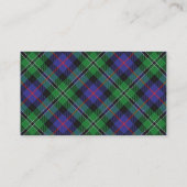 Scottish Clan Roos Tartan Pset Visitekaartje (Achterkant)