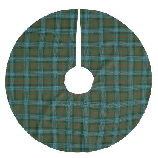 Scottish Clan Ross Hunting Tartan Kerstboom Rok (Voorkant)