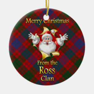 Scottish Clan Ross Kerstornament Keramisch Ornament