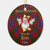 Scottish Clan Ross Kerstornament Keramisch Ornament (Links)