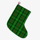 Scottish Clan Ross Tartan Pset Grote Kerstsok (Voorkant (Hangend))