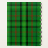 Scottish Clan Ross Tartan Pset Planner (Achterkant)