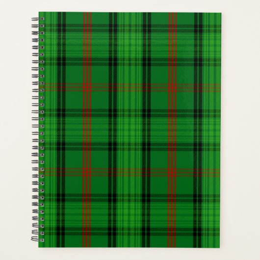 Scottish Clan Ross Tartan Pset Planner (Voorkant)
