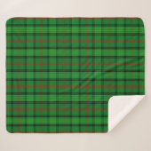Scottish Clan Ross Tartan Pset Sherpa Deken (Voorkant (horizontaal))