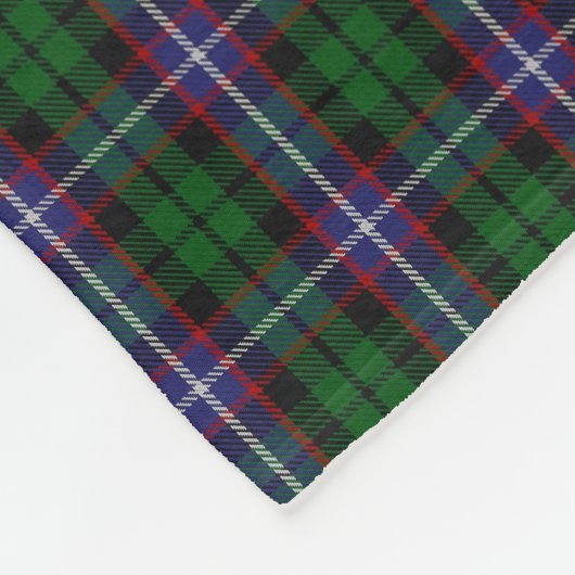 Scottish Clan Russell Classic Tartan Fleece Deken (Hoek)