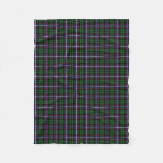 Scottish Clan Russell Classic Tartan Fleece Deken (Voorkant)